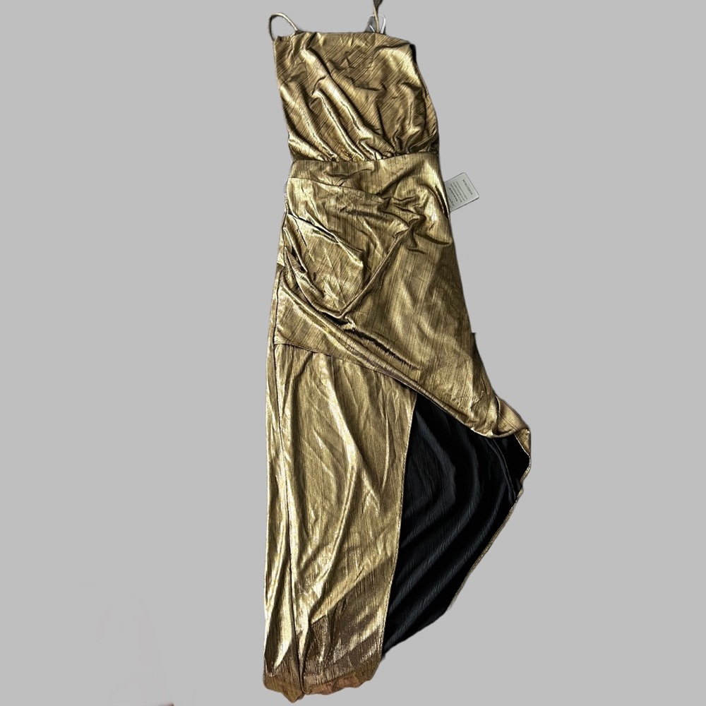 Lulus Gold Metallic Dress (from Nordstrom with tags)